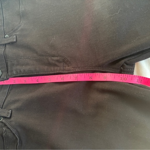 HUDSON Jeans Luna Mid Rise Black Metal Stars Denim Skinny Ankle Sz 29 - Picture 8 of 12